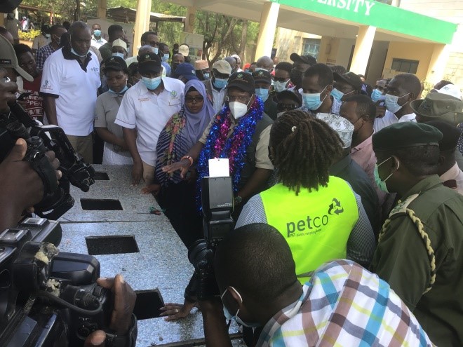 Recycling bins unveiled at Garissa University during World Environment Day celebrations